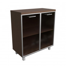 Креденция 2 дв. со стекл.(бронза) Венге Цаво 800х400х900 LuxWork PRO