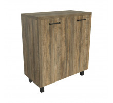 Креденция 2 двери Дуб Самдал 800х400х900 LuxWork PRO Black