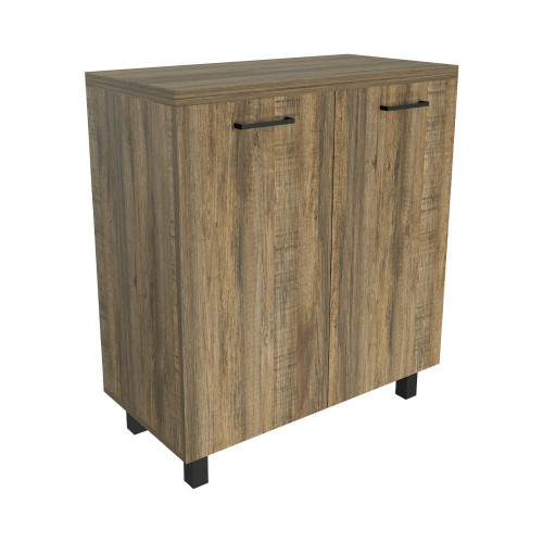 Креденция 2 двери Дуб Самдал 800х400х900 LuxWork PRO Black