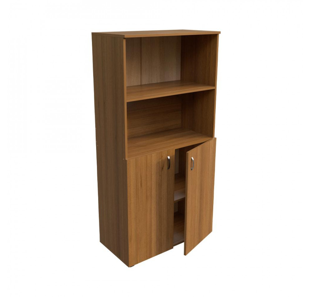 Шкаф низкий Орех Гварнери 800х406х1610 ErgoWork