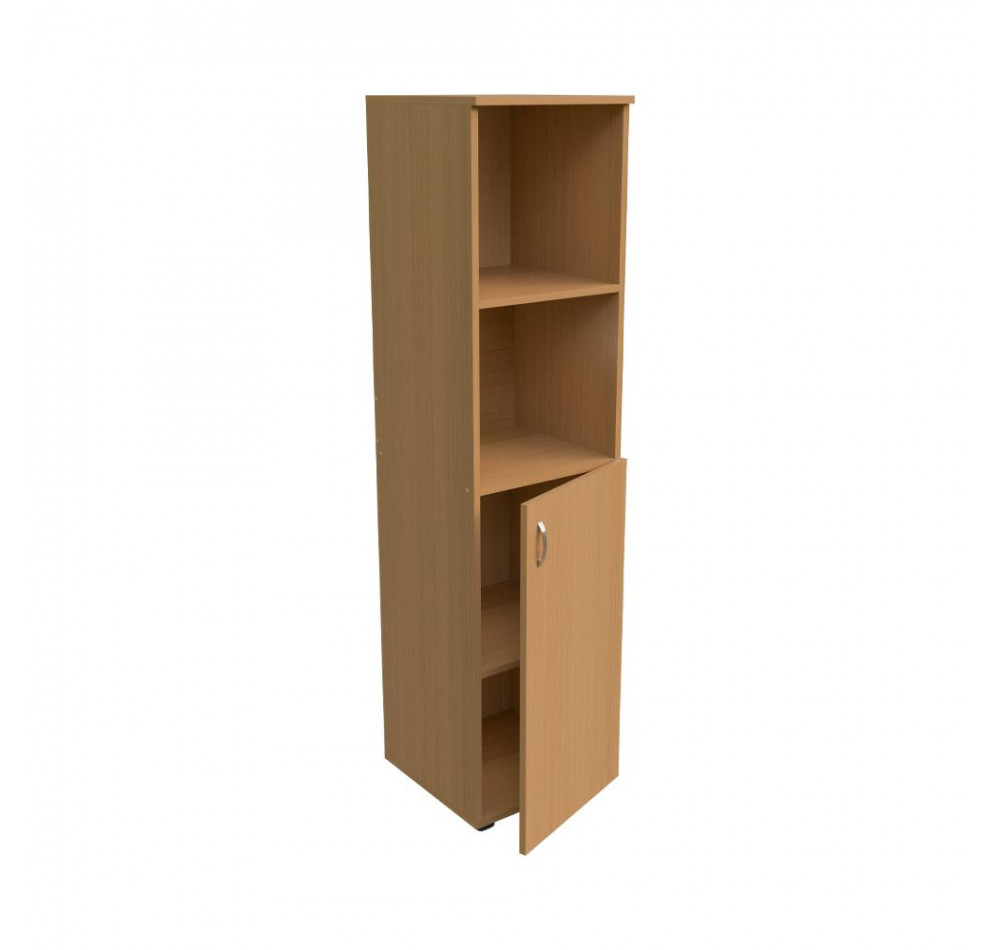 Шкаф узкий, низкий бук 400х406х1610 ErgoWork