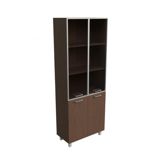 Шкаф для документов Венге Цаво 800х400х2100 LuxWork PRO