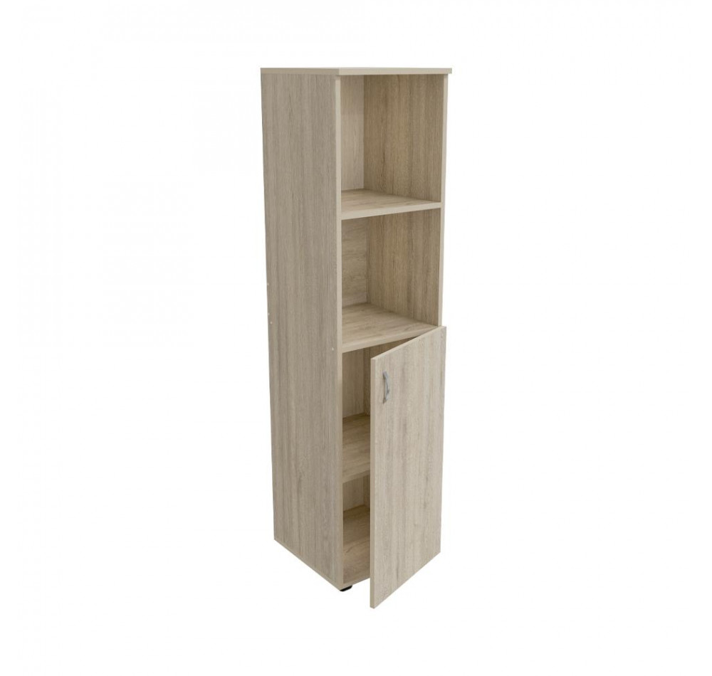 Шкаф узкий, низкий Дуб Кронберг 400х406х1610 ErgoWork