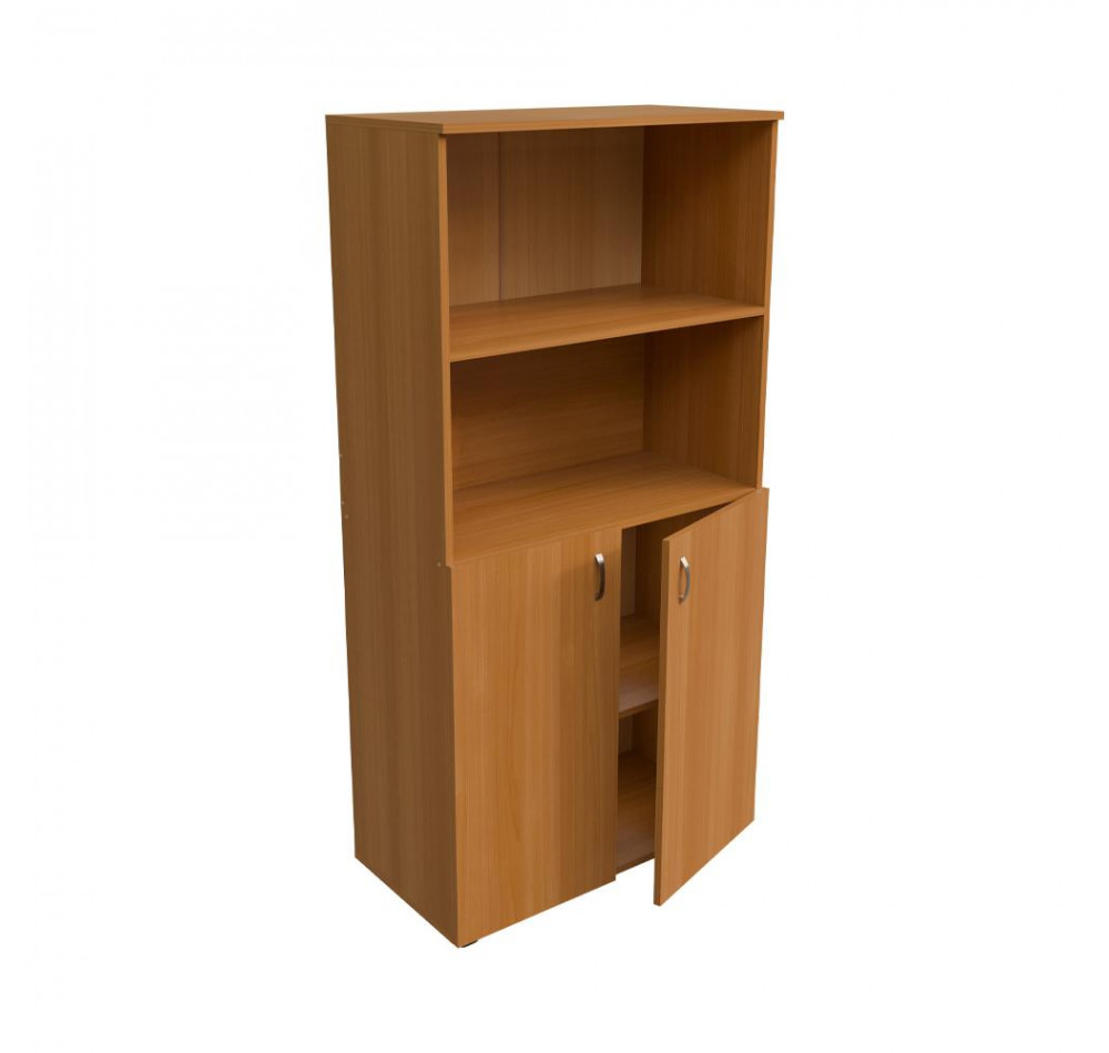 Шкаф низкий Вишня Оксфорд 800х406х1610 ErgoWork
