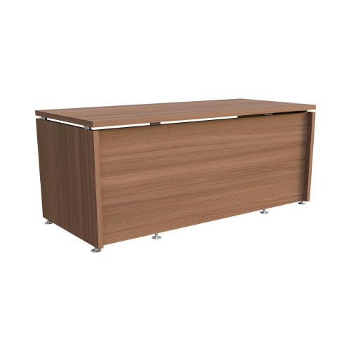Стол руководителя Ясень Шимо темный 1800х800х750 LuxWork PRO
