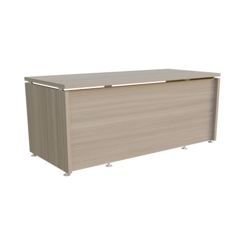 Стол руководителя Ясень Шимо светлый 1800х800х750 LuxWork PRO