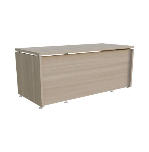 Стол руководителя Ясень Шимо светлый 1800х800х750 LuxWork PRO