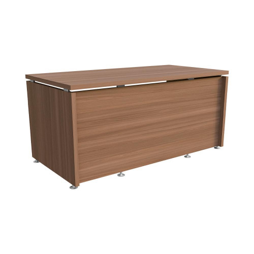Стол руководителя Ясень Шимо темный 1600х800х750 LuxWork PRO