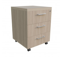 Тумба мобильная с замком Ясень Шимо светлый 430х450х600 LuxWork PRO