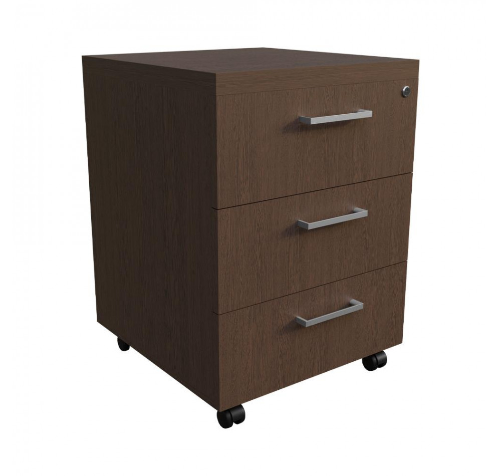 Тумба мобильная с замком Венге Цаво 430х450х600 LuxWork PRO