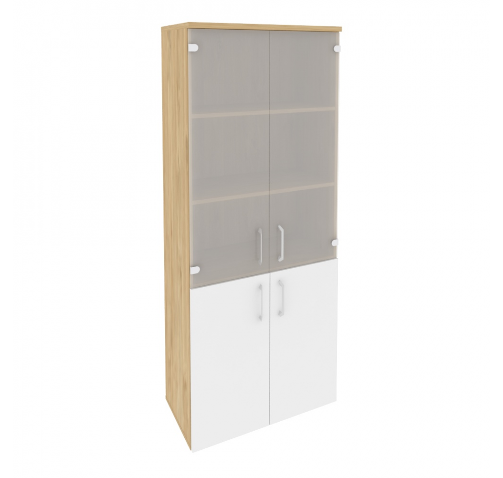 Шкаф высокий широкий O.ST-1.2 Тиквуд светлый (ШхГхВ) 800х420х1977