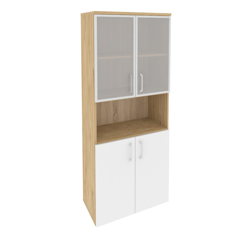 Шкаф высокий широкий O.ST-1.4R Тиквуд светлый (ШхГхВ) 800х420х1977