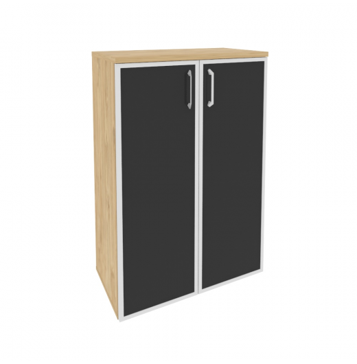 Шкаф средний широкий O.ST-2.4R black Тиквуд светлый (ШхГхВ) 800х420х1207