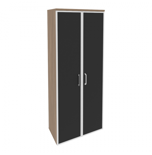 Шкаф высокий широкий O.ST-1.10R black Дуб аризона (ШхГхВ) 800х420х1977