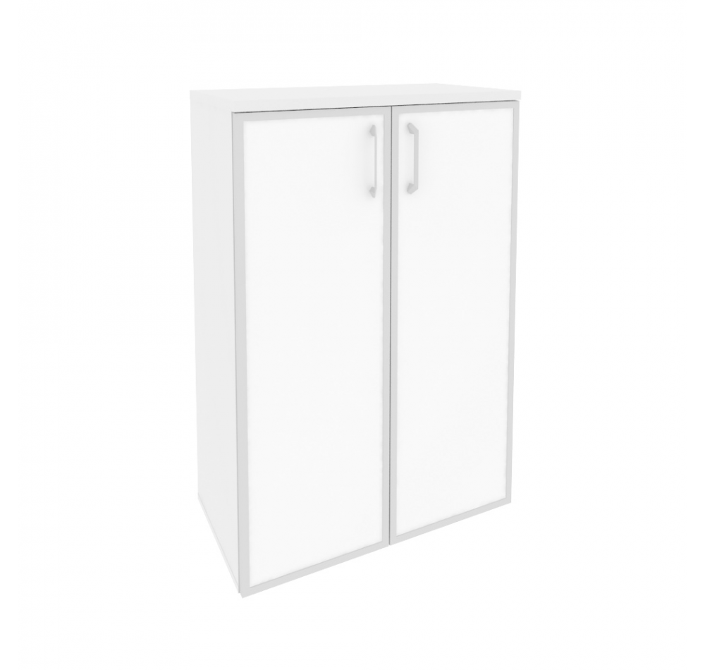 Шкаф средний широкий O.ST-2.4R white Белый бриллиант (ШхГхВ) 800х420х1207
