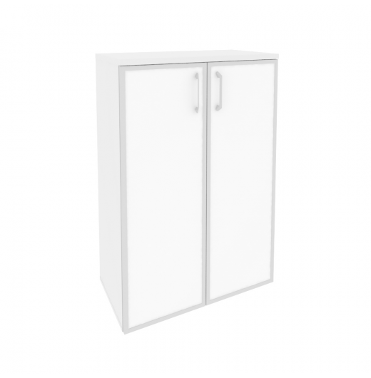 Шкаф средний широкий O.ST-2.4R white Белый бриллиант (ШхГхВ) 800х420х1207