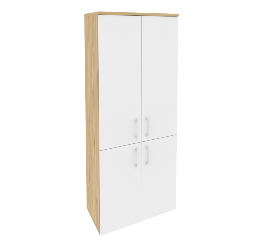 Шкаф высокий широкий O.ST-1.3 Тиквуд светлый (ШхГхВ) 800х420х1977