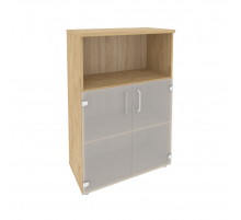 Шкаф средний широкий O.ST-2.1 Тиквуд светлый (ШхГхВ) 800х420х1207