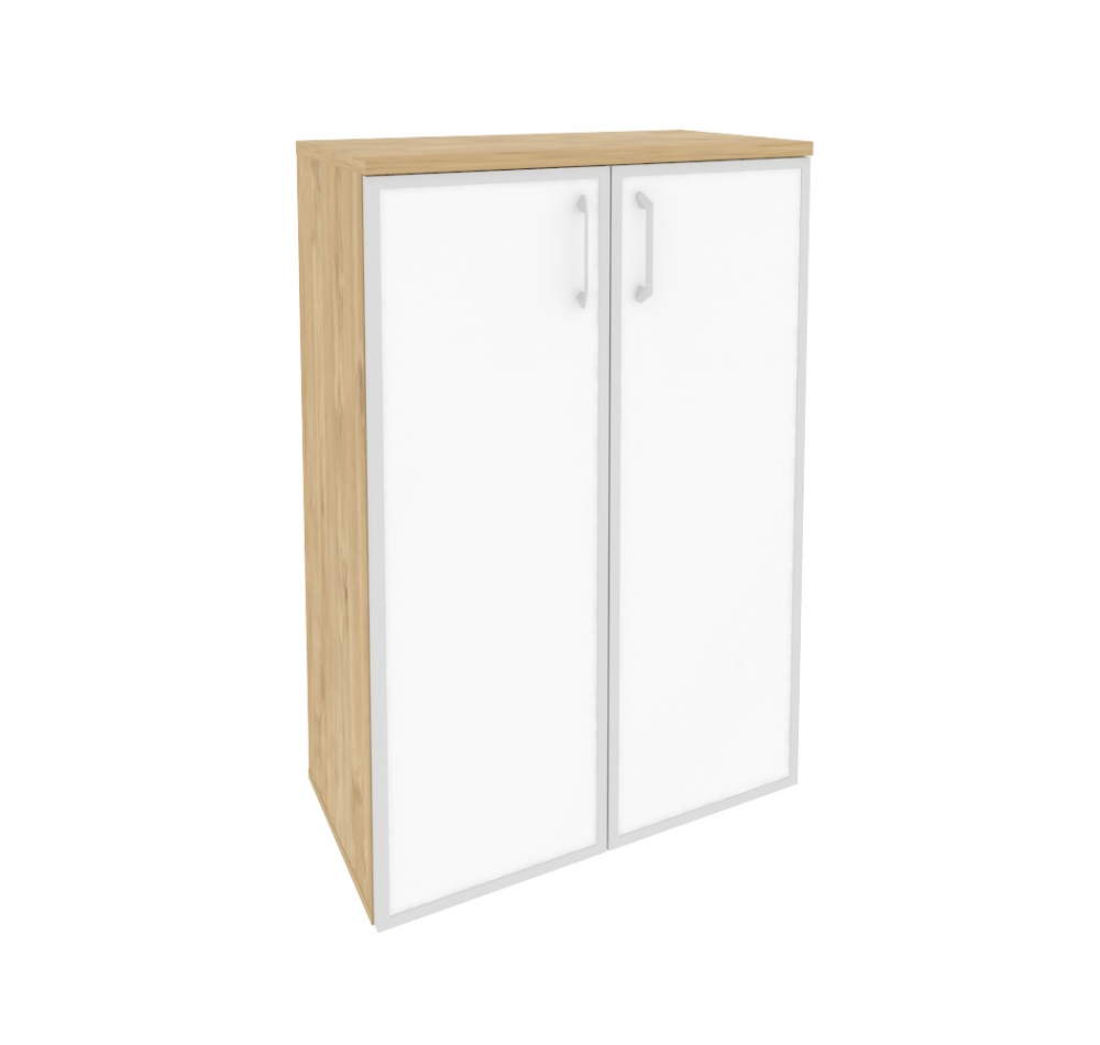Шкаф средний широкий O.ST-2.4R white Тиквуд светлый (ШхГхВ) 800х420х1207