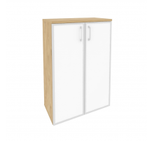Шкаф средний широкий O.ST-2.4R white Тиквуд светлый (ШхГхВ) 800х420х1207