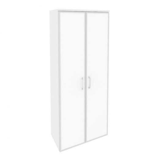 Шкаф высокий широкий O.ST-1.10R white Белый бриллиант (ШхГхВ) 800х420х1977