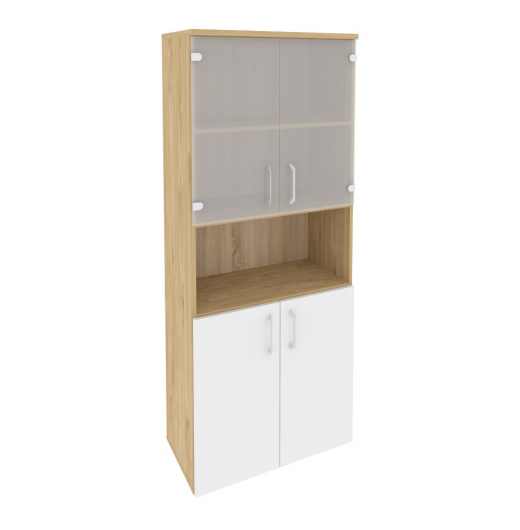 Шкаф высокий широкий O.ST-1.4 Тиквуд светлый (ШхГхВ) 800х420х1977