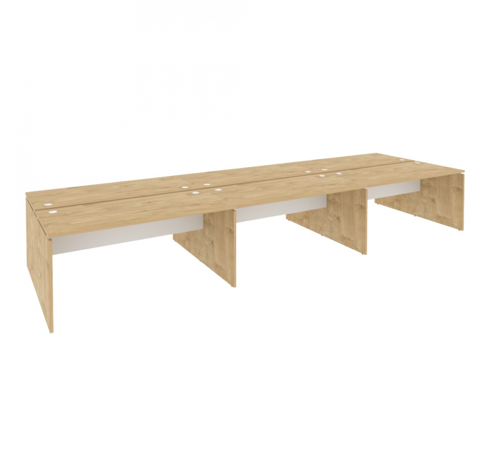 Рабочая станция O.D.RS-6.4.7 Тиквуд светлый (ШхГхВ) 4740х1475х750