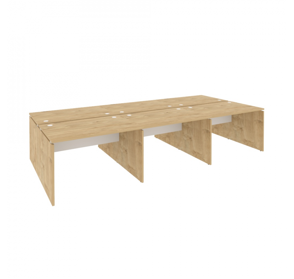 Рабочая станция O.D.RS-6.2.8 Тиквуд светлый (ШхГхВ) 3540х1635х750