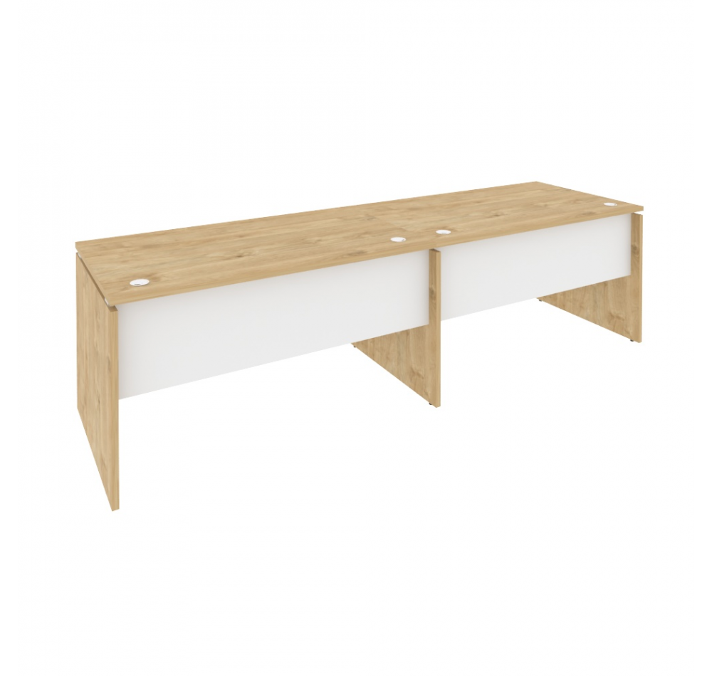 Рабочая станция O.RS-2.3.8 Тиквуд светлый (ШхГхВ) 2760х800х750