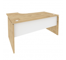 Стол эргономичный O.SA-4R Тиквуд светлый (ШхГхВ) 1580х1180х750