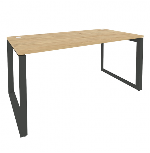 Стол рабочий на О-образном м/к O.MO-SP-4.8 Тиквуд светлый (ШхГхВ) 1580*800*750