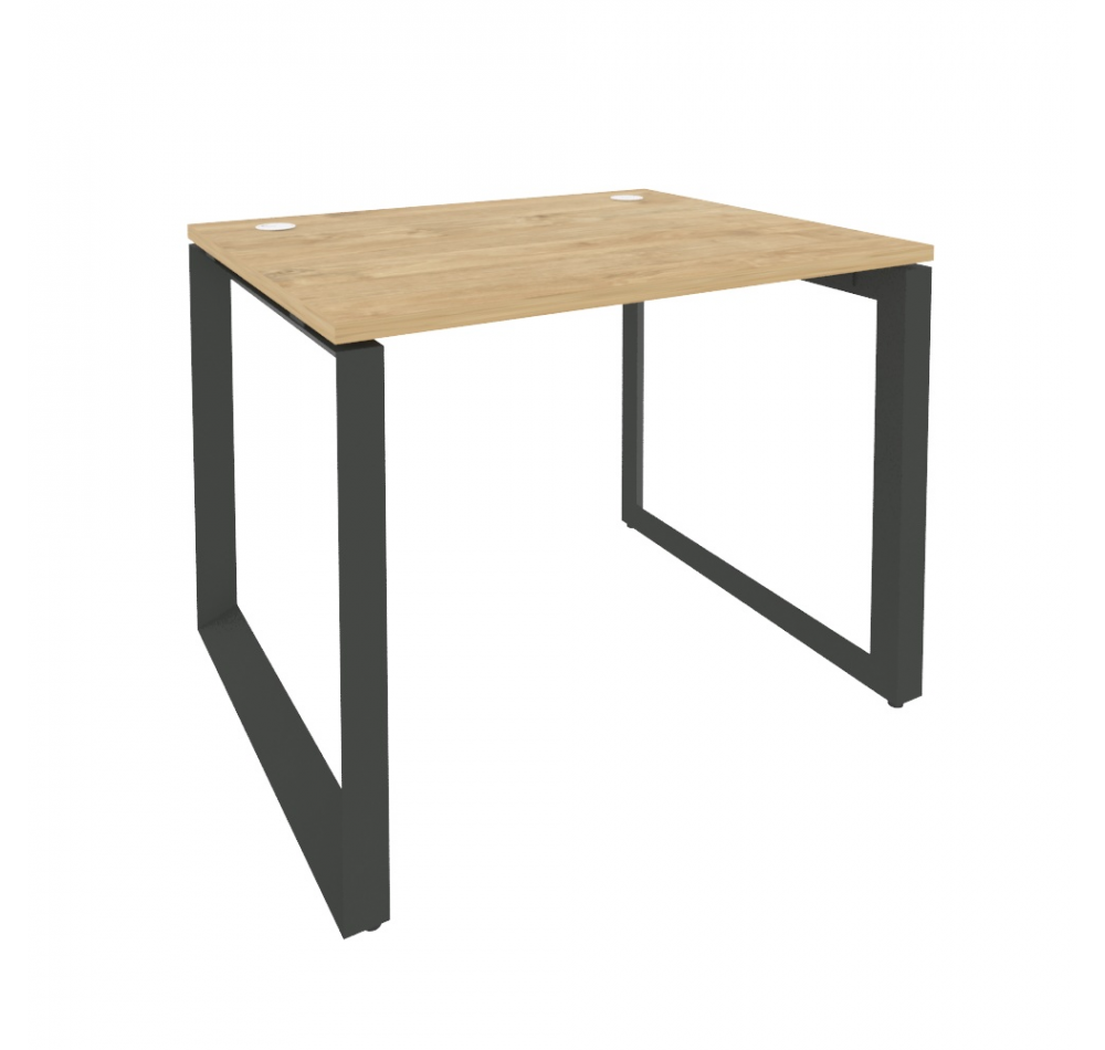 Стол рабочий на О-образном м/к O.MO-SP-2.8 Тиквуд светлый (ШхГхВ) 1180х800х750