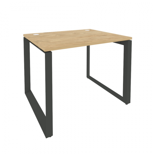 Стол рабочий на О-образном м/к O.MO-SP-2.8 Тиквуд светлый (ШхГхВ) 1180х800х750