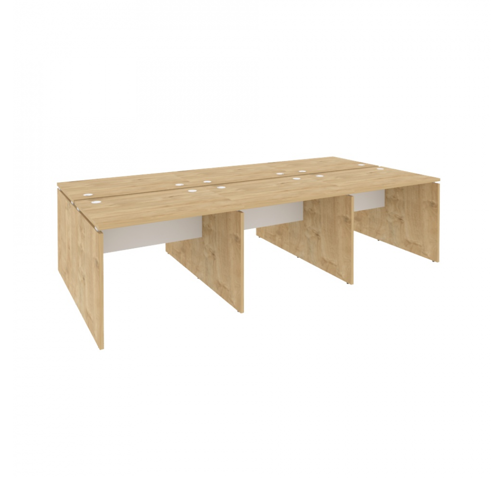 Рабочая станция O.D.RS-6.1.7 Тиквуд светлый (ШхГхВ) 2940х1475х750