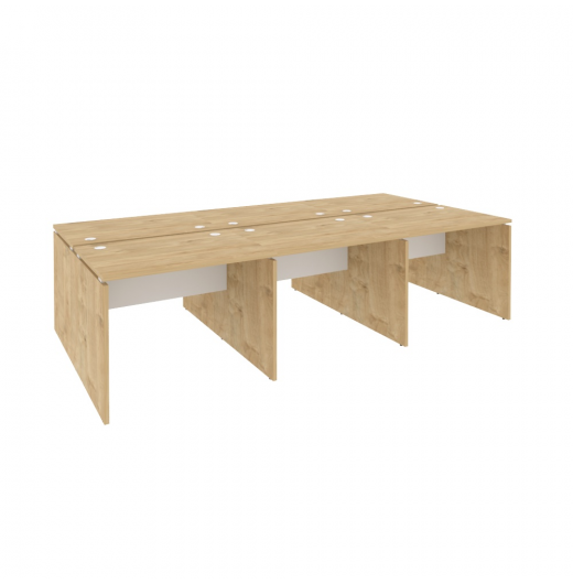 Рабочая станция O.D.RS-6.1.7 Тиквуд светлый (ШхГхВ) 2940х1475х750