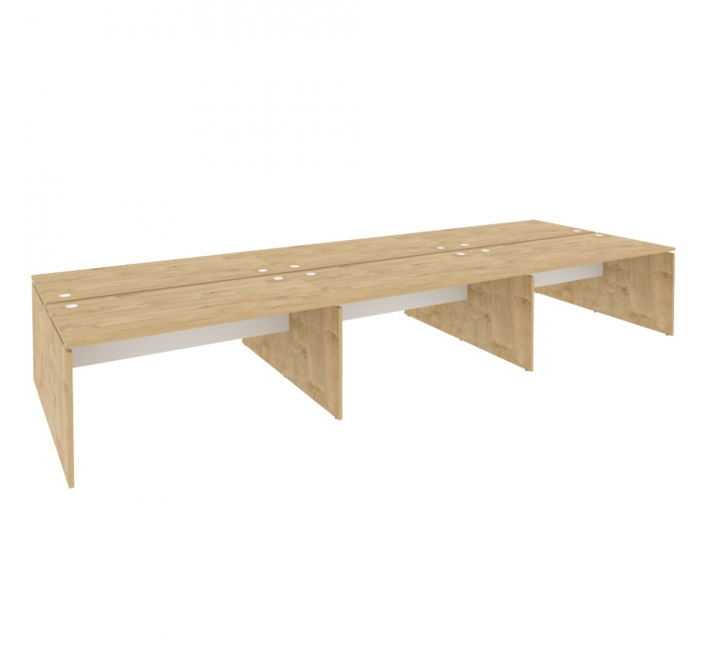 Рабочая станция O.D.RS-6.4.8 Тиквуд светлый (ШхГхВ) 4740х1635х750