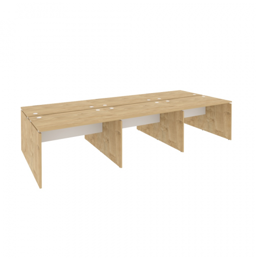 Рабочая станция O.D.RS-6.2.7 Тиквуд светлый (ШхГхВ) 3540х1475х750