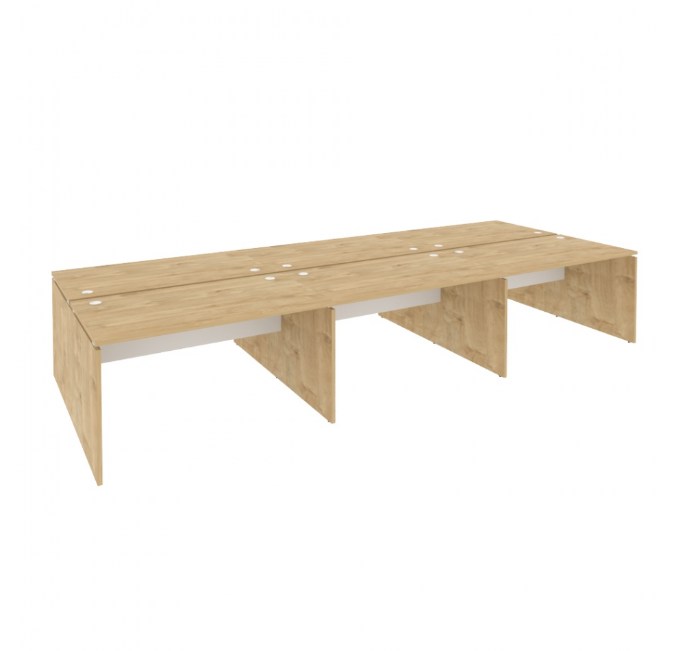 Рабочие станции O.D.RS-6.3.8 Тиквуд светлый (ШхГхВ) 4140х1635х750