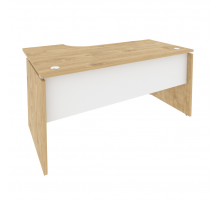 Стол эргономичный правый O.SA-1R Тиквуд светлый (ШхГхВ) 1580х980х750
