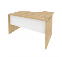 Стол эргономичный левый O.SA-3L Тиквуд светлый (ШхГхВ) 1380х1180х750