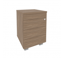 Тумба мобильная O.TM-3 TIP Дуб аризона (ШхГхВ) 432х460х633