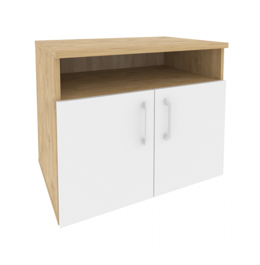 Тумба для оргтехники/сервисная O.TM-1 Тиквуд светлый (ШхГхВ) 800х600х680
