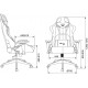 Кресло игровое Zombie VIKING 5 AERO черный/оранжевый эко.кожа с подголов. крестов. пластик