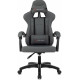 Кресло игровое Zombie Zoom Fabric серый Neo Grey крестов. пластик