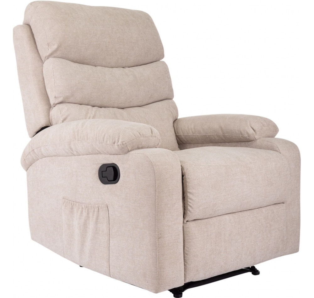 Кресло для дома Бюрократ _Han бежевый металл черный (_HAN/BEIGE)