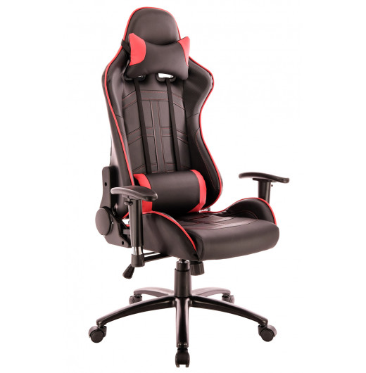 Кресло Everprof Lotus S10 Экокожа Красный/Черный