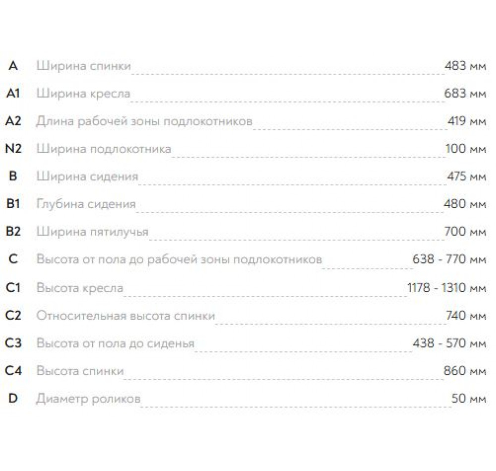 Кресло офисное Метта Sit 8 Черный-Тем.Серый