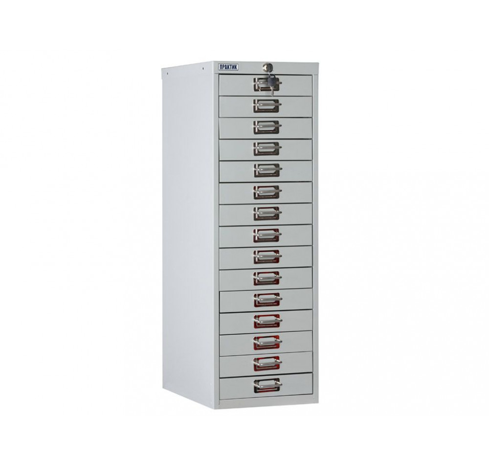 Картотечный шкаф ПРАКТИК MDC-A4/910/9