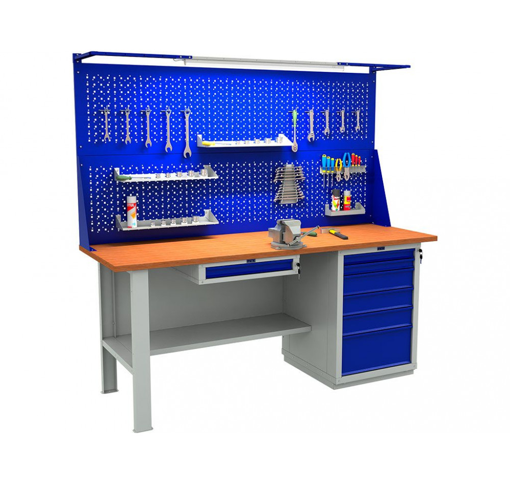 Металлический верстак EXPERT (№223) W200.F2/WS6.121