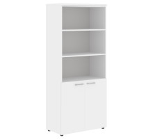 Шкаф с 1 комплектом глухих малых дверей и топом XHC 85.5 Белый 856х432х1955 XTEN